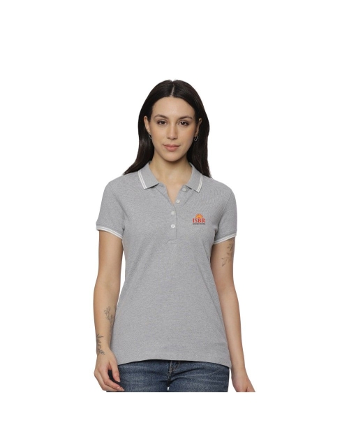 Allen Solly Polo T-shirt Women- Grey